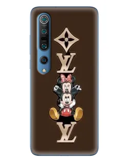 Чехол для Xiaomi Mi 10 Pro с картинкой «LV и Микки Маус»