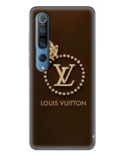 Чехол для Xiaomi Mi 10 Pro с картинкой «LV — золотая печать»