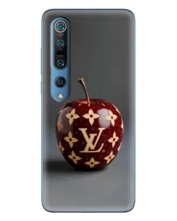 Чехол для Xiaomi Mi 10 Pro с картинкой «Красное яблоко LV»
