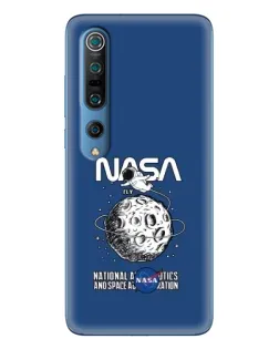 Чехол для Xiaomi Mi 10 Pro с картинкой «NASA — лунная миссия» Чехол для Xiaomi Mi 10 Pro с картинкой «NASA — лунная миссия»