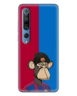 Чехол для Xiaomi Mi 10 Pro с картинкой «Bored Ape — фанат Барсы» Чехол для Xiaomi Mi 10 Pro с картинкой «Bored Ape — фанат Барсы»