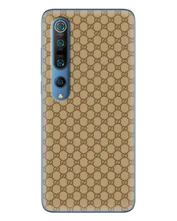 Чехол для Xiaomi Mi 10 Pro с картинкой «Gucci — классический беж»