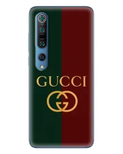 Чехол для Xiaomi Mi 10 Pro с картинкой «Gucci — темно-зеленый градиент»