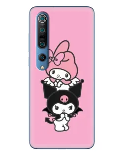 Чехол для Xiaomi Mi 10 Pro с картинкой «My Melody и Kuromi» Чехол для Xiaomi Mi 10 Pro с картинкой «My Melody и Kuromi»