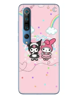 Чехол для Xiaomi Mi 10 Pro с картинкой «My Melody и Kuromi» Чехол для Xiaomi Mi 10 Pro с картинкой «My Melody и Kuromi»