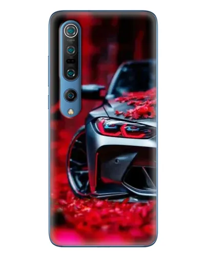 Чехол для Xiaomi Mi 10 Pro с картинкой «Спортивная BMW и цветы» Чехол для Xiaomi Mi 10 Pro с картинкой «Спортивная BMW и цветы»