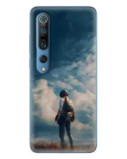 Чехол для Xiaomi Mi 10 Pro с картинкой «Герой PUBG на скале» Чехол для Xiaomi Mi 10 Pro с картинкой «Герой PUBG на скале»