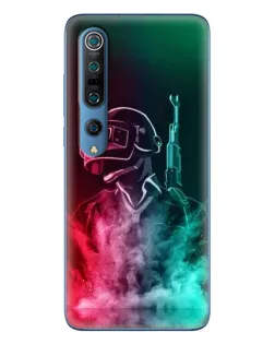 Чехол для Xiaomi Mi 10 Pro с картинкой «PUBG — огненный воин» Чехол для Xiaomi Mi 10 Pro с картинкой «PUBG — огненный воин»