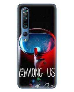 Чохол для Xiaomi Mi 10 Pro з картинкою «Червоний імпостер — макро» Чохол для Xiaomi Mi 10 Pro з картинкою «Червоний імпостер — макро»