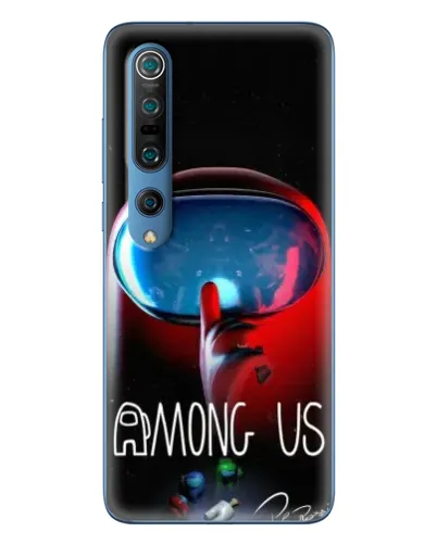 Чехол для Xiaomi Mi 10 Pro с картинкой «Красный импостер — макро» Чехол для Xiaomi Mi 10 Pro с картинкой «Красный импостер — макро»