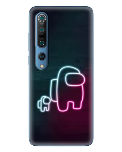 Чехол для Xiaomi Mi 10 Pro с картинкой «Among Us неон-арт» Чехол для Xiaomi Mi 10 Pro с картинкой «Among Us неон-арт»