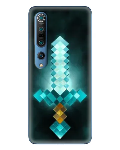 Чехол для Xiaomi Mi 10 Pro с картинкой «Алмазный меч неон»