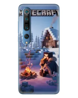 Чохол для Xiaomi Mi 10 Pro з картинкою «Зимовий Minecraft» Чохол для Xiaomi Mi 10 Pro з картинкою «Зимовий Minecraft»