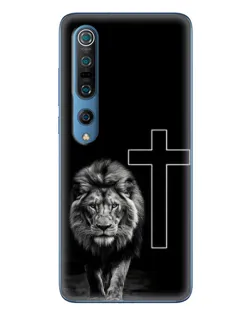 Чехол для Xiaomi Mi 10 Pro с картинкой «Лев и Крест»