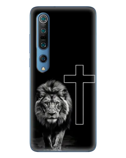 Чехол для Xiaomi Mi 10 Pro с картинкой «Лев и Крест»
