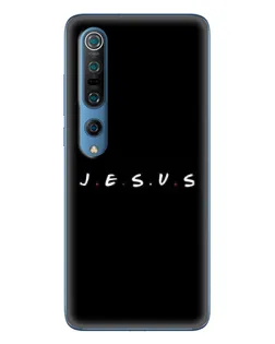 Чехол для Xiaomi Mi 10 Pro с картинкой «Точки веры J.E.S.U.S.»