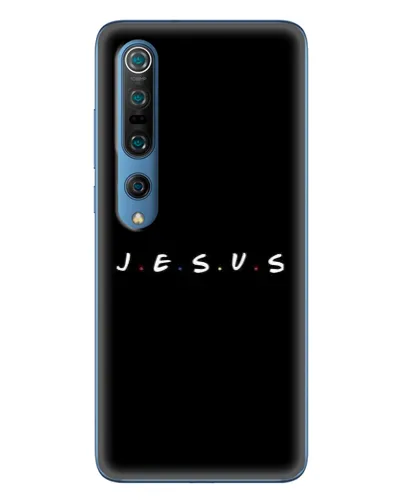Чехол для Xiaomi Mi 10 Pro с картинкой «Точки веры J.E.S.U.S.»