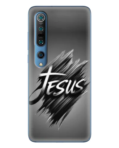 Чехол для Xiaomi Mi 10 Pro с картинкой «Надпись Jesus Graffiti»