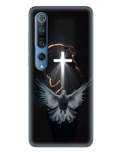 Чехол для Xiaomi Mi 10 Pro с картинкой «Голубь и Свет»