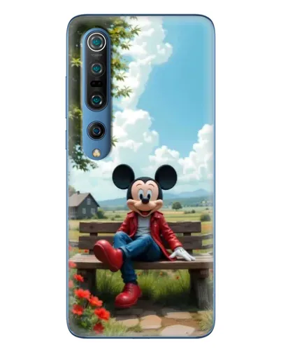 Чехол для Xiaomi Mi 10 Pro с картинкой «Микки на скамейке» Чехол для Xiaomi Mi 10 Pro с картинкой «Микки на скамейке»