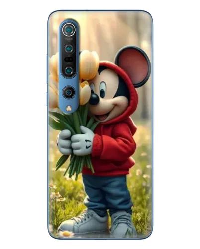Чехол для Xiaomi Mi 10 Pro с картинкой «Микки с тюльпанами» Чехол для Xiaomi Mi 10 Pro с картинкой «Микки с тюльпанами»