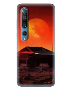 Чехол для Xiaomi Mi 10 Pro с картинкой «Cybertruck на Марсе» Чехол для Xiaomi Mi 10 Pro с картинкой «Cybertruck на Марсе»