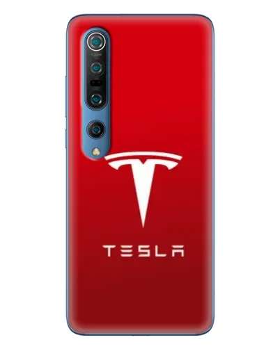 Чехол для Xiaomi Mi 10 Pro с картинкой «Tesla Red Classic»