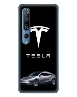 Чехол для Xiaomi Mi 10 Pro с картинкой «Tesla Model Y» Чехол для Xiaomi Mi 10 Pro с картинкой «Tesla Model Y»