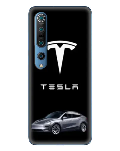 Чехол для Xiaomi Mi 10 Pro с картинкой «Tesla Model Y»