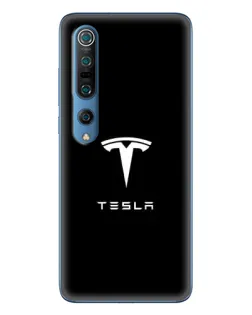 Чехол для Xiaomi Mi 10 Pro с картинкой «Tesla White Logo» Чехол для Xiaomi Mi 10 Pro с картинкой «Tesla White Logo»