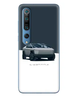 Чехол для Xiaomi Mi 10 Pro с картинкой «Серебристый Cybertruck Tesla» Чехол для Xiaomi Mi 10 Pro с картинкой «Серебристый Cybertruck Tesla»