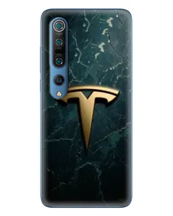 Чехол для Xiaomi Mi 10 Pro с картинкой «Мраморная Tesla Gold» Чехол для Xiaomi Mi 10 Pro с картинкой «Мраморная Tesla Gold»