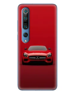 Чехол для Xiaomi Mi 10 Pro с картинкой «Красный Mercedes AMG»