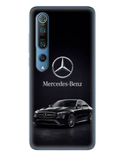 Чехол для Xiaomi Mi 10 Pro с картинкой «Mercedes — решетка радиатора»