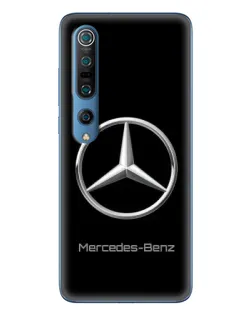 Чехол для Xiaomi Mi 10 Pro с картинкой «Mercedes Silver Logo»