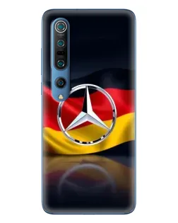 Чехол для Xiaomi Mi 10 Pro с картинкой «Mercedes — флаг Германии»