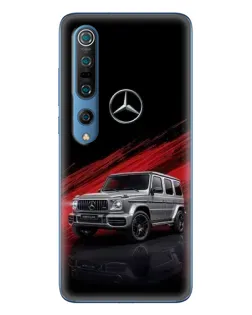Чехол для Xiaomi Mi 10 Pro с картинкой «Mercedes G-Class красный»