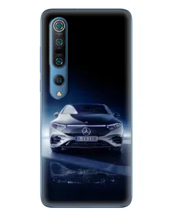 Чехол для Xiaomi Mi 10 Pro с картинкой «Ночной Mercedes EQ»