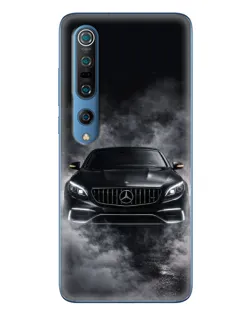 Чехол для Xiaomi Mi 10 Pro с картинкой «Mercedes в дыму»