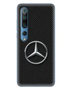 Чехол для Xiaomi Mi 10 Pro с картинкой «Карбоновый Mercedes стиль» Чехол для Xiaomi Mi 10 Pro с картинкой «Карбоновый Mercedes стиль»