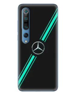 Чехол для Xiaomi Mi 10 Pro с картинкой «Спортивные линии Mercedes» Чехол для Xiaomi Mi 10 Pro с картинкой «Спортивные линии Mercedes»