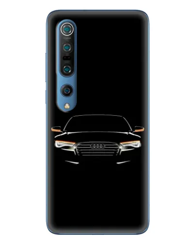 Чехол для Xiaomi Mi 10 Pro с картинкой «Audi — ночной контур»