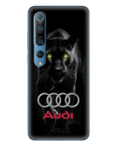 Чехол для Xiaomi Mi 10 Pro с картинкой «Пантера и Audi»