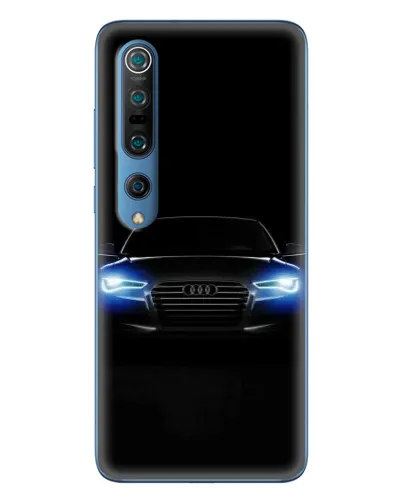 Чехол для Xiaomi Mi 10 Pro с картинкой «Audi в неоне»