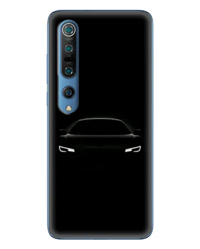 Чехол для Xiaomi Mi 10 Pro с картинкой «Взгляд Audi в темноте»