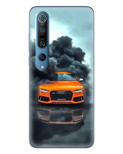Чехол для Xiaomi Mi 10 Pro с картинкой «Audi в облаках дыма»