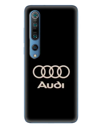 Чехол для Xiaomi Mi 10 Pro с картинкой «Audi — золотой логотип»