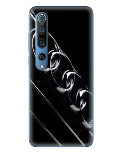 Чехол для Xiaomi Mi 10 Pro с картинкой «Audi — абстрактные кольца»