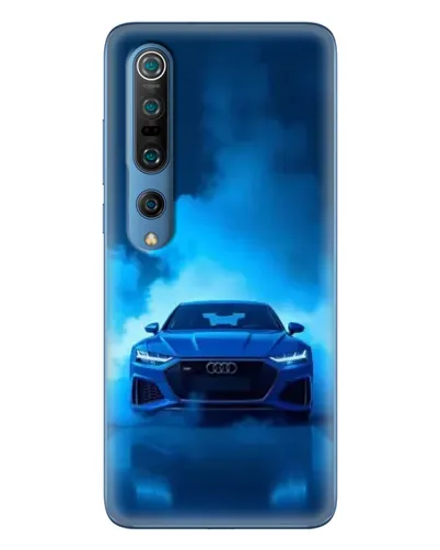 Чехол для Xiaomi Mi 10 Pro с картинкой «Audi — голубая энергия»
