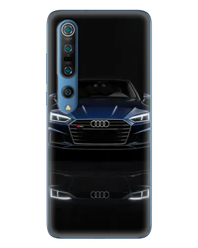 Чехол для Xiaomi Mi 10 Pro с картинкой «Audi — ночное отражение»
